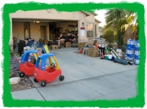 Our moving sale in Arizona 2009.