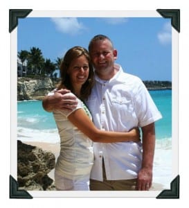 James and me, St. Maarten, 2011.