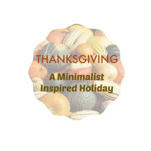 thanksgiving minimalist