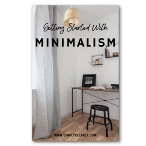 Getting started with minimalism book